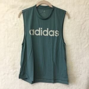 Adidas Raw Green Dash Tank Top